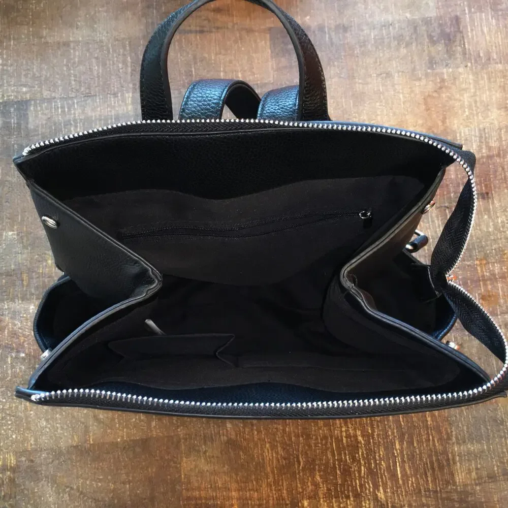 Charlie Paige Extreme Actives Black Backpack Bag Classic Normcore Heritage